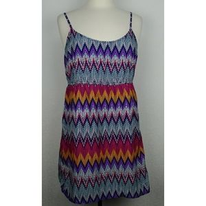 Roxy multicolored mini Dress size L
